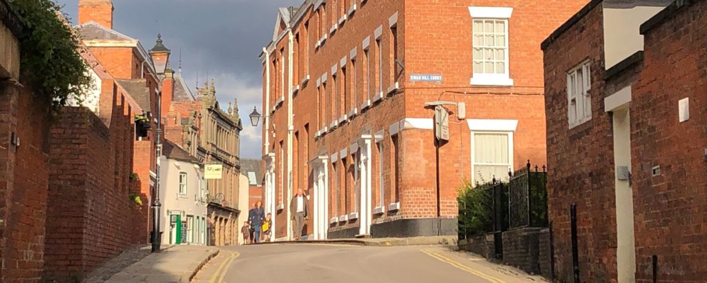 Red brick house street