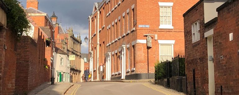 Red brick house street